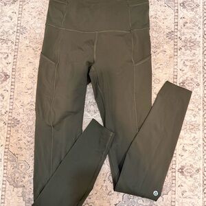 Olive Green Lululemon Leggings
